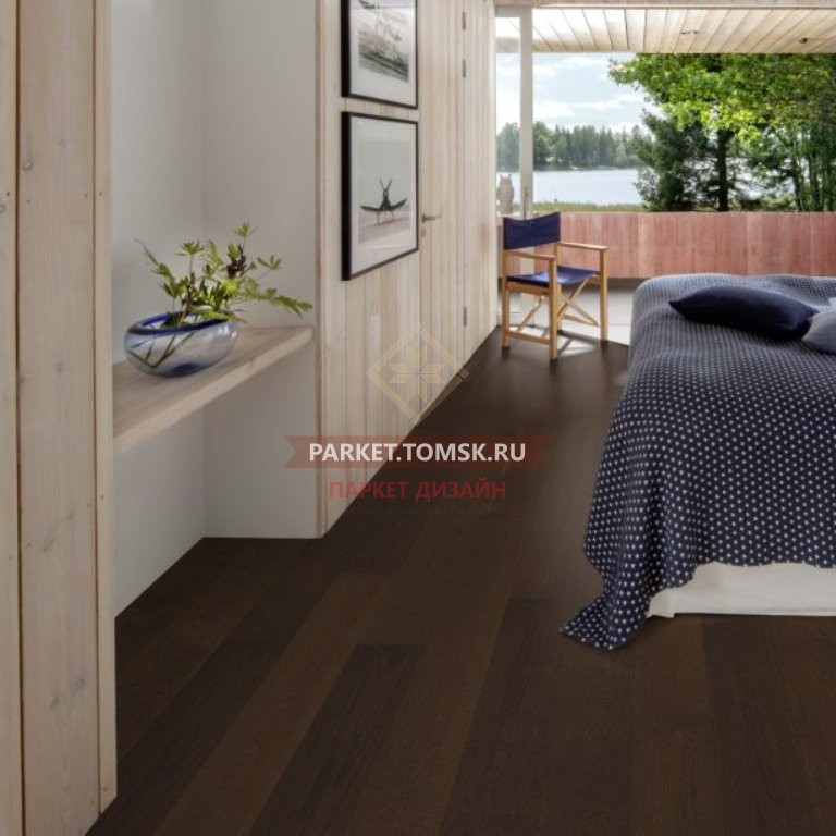 Паркетная доска Karelia Oak Story Light Roastery Brown Pf188